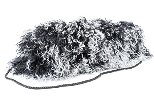 Reissner Lammfelle Muff Handwärmer 100% Tibetlammfell langflorig Farbe schwarz (tops) JYB14 Muff von Reissner Lammfelle