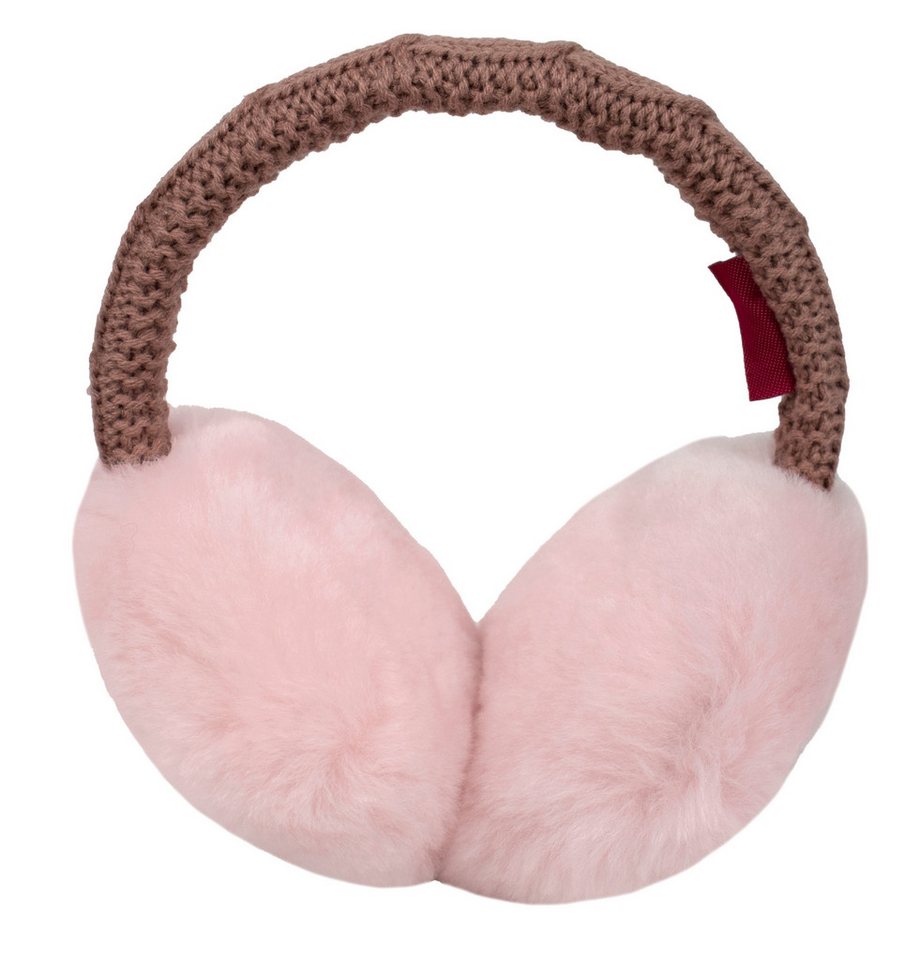 Reissner Lammfelle Ohrenwärmer Kopfbügel Ohrenschützer MIKA Merino Lammfell & Strickware gefüttert mit weichem Lammfell von Reissner Lammfelle