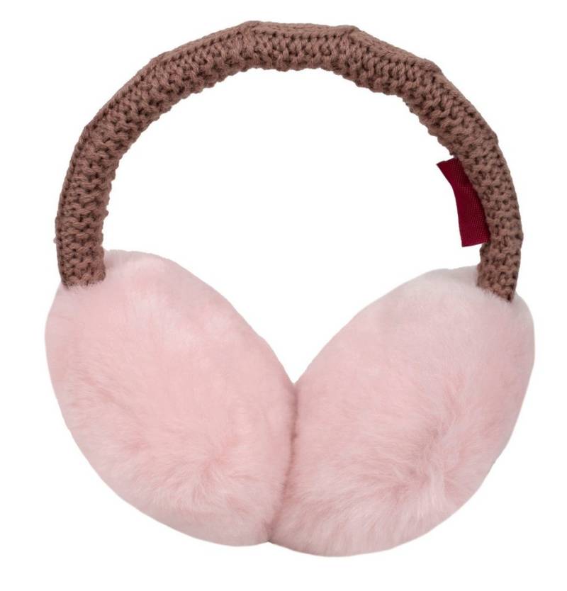 Reissner Lammfelle Ohrenwärmer Kopfbügel Ohrenschützer MIKA Merino Lammfell & Strickware gefüttert mit weichem Lammfell von Reissner Lammfelle