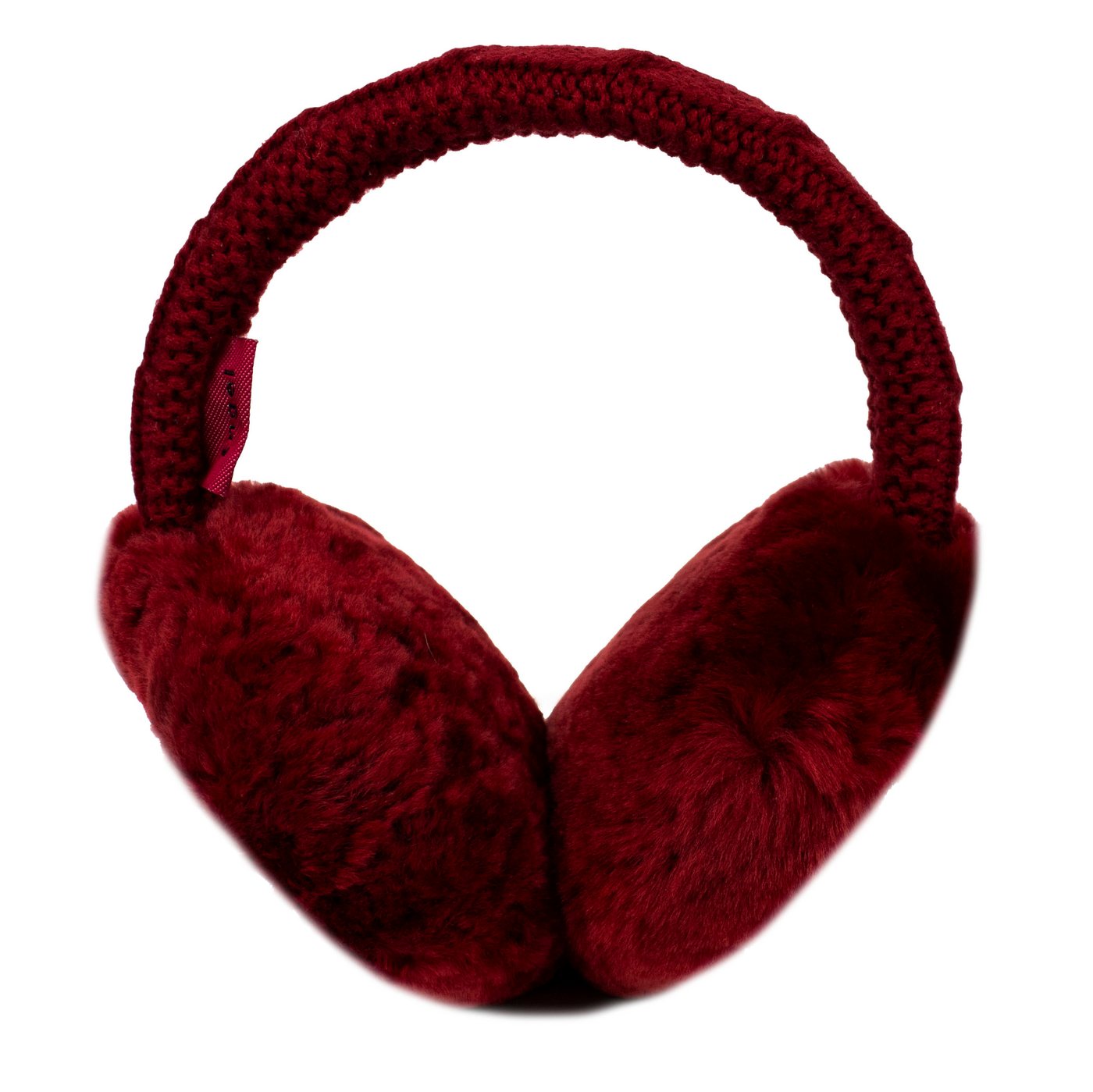 Reissner Lammfelle Ohrenwärmer Kopfbügel Ohrenschützer MIKA Merino Lammfell & Strickware gefüttert mit weichem Lammfell von Reissner Lammfelle