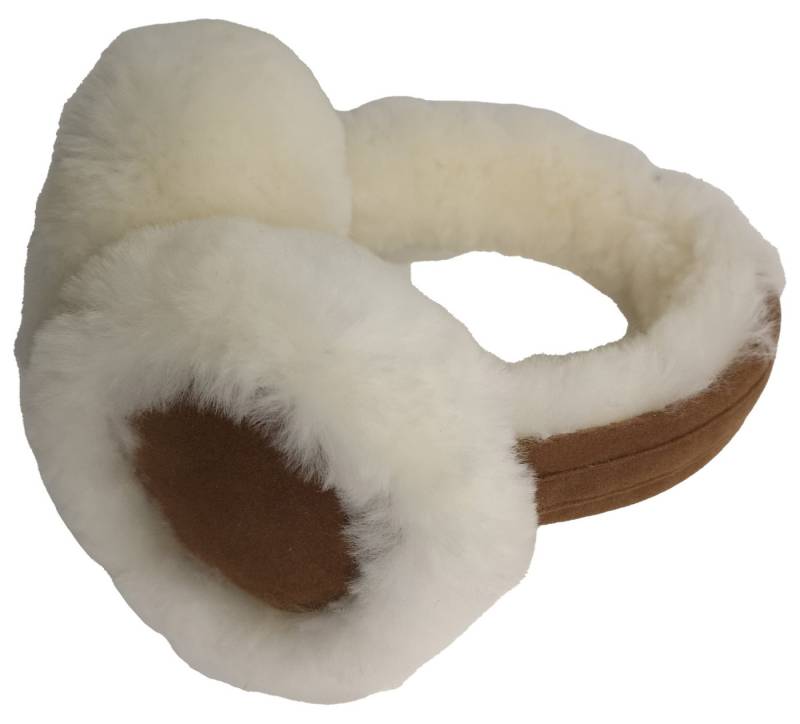 Reissner Lammfelle Ohrenwärmer Kopfbügel Ohrenschützer ULI echtes Merino Lammfell und Veloursleder gefüttert mit weichem Lammfell von Reissner Lammfelle