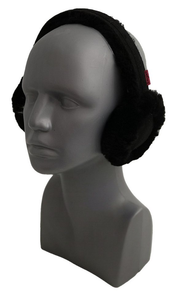 Reissner Lammfelle Ohrenwärmer Kopfbügel Ohrenschützer ULI echtes Merino Lammfell und Veloursleder gefüttert mit weichem Lammfell von Reissner Lammfelle