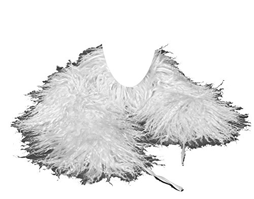 Reissner Lammfelle Boa Schal Stola aus Tibetlammfell, Weiß, 140 cm, Damen, Frauen, Lammfellschal von Reissner Lammfelle