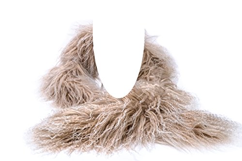 Reissner Lammfelle Boa Schal Stola aus Tibetlammfell Farbe beige (tops) JAY107 Boa-140 von Reissner Lammfelle