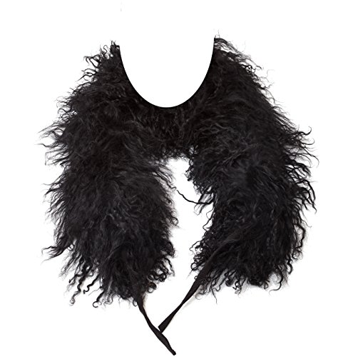 Reissner Lammfelle Boa Schal Stola aus Tibetlammfell Farbe schwarz JAY37 Boa-140 von Reissner Lammfelle
