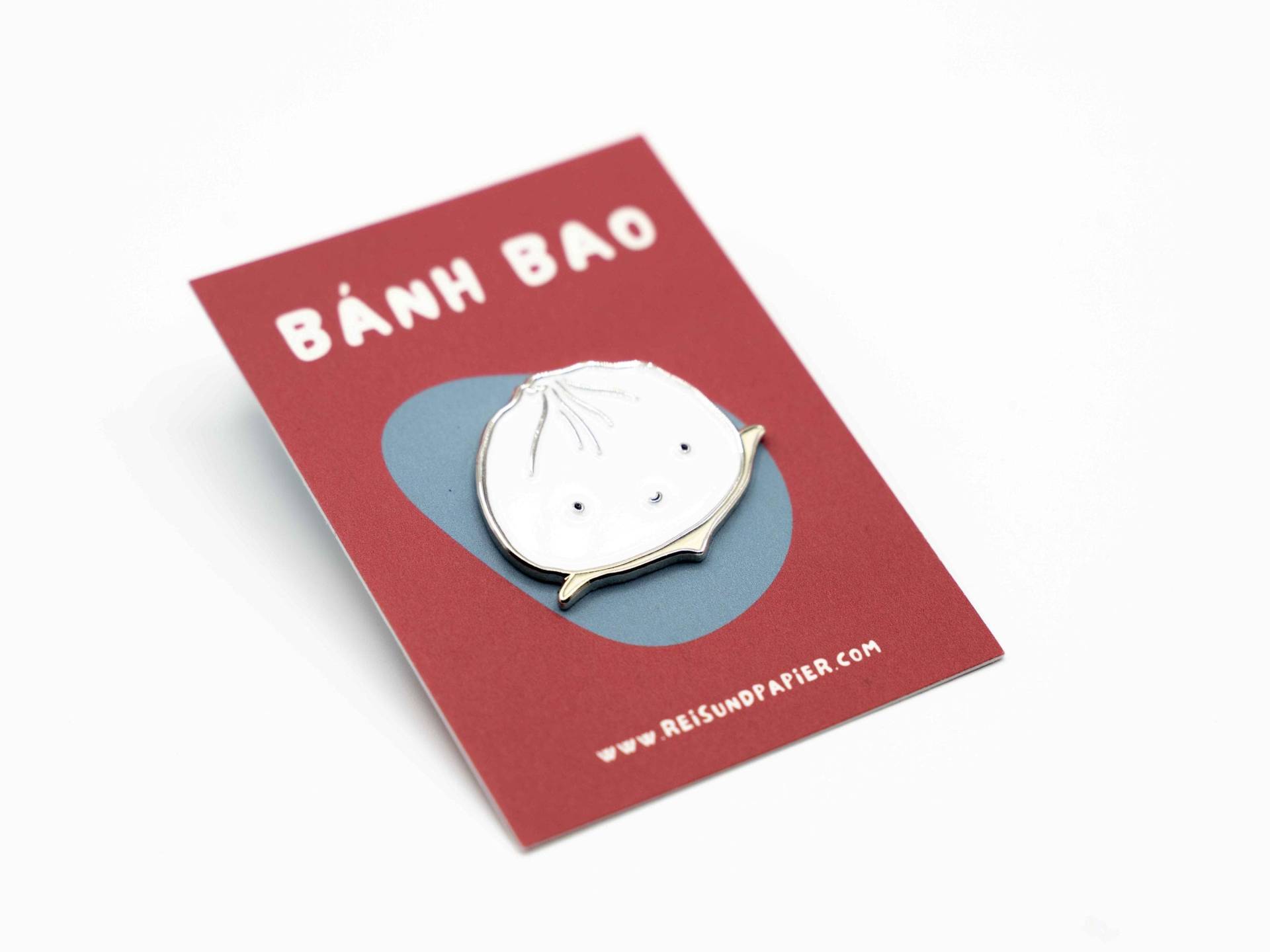 Reisundpapier | Food Soft Enamel Pin Banh Bao Dumpling Kawaii Cute Anstecknadel Reisundpapier | Food Soft Enamel Pin Banh Bao Dumpling Kawaii Cute Anstecknadel von ReisundpapierShop