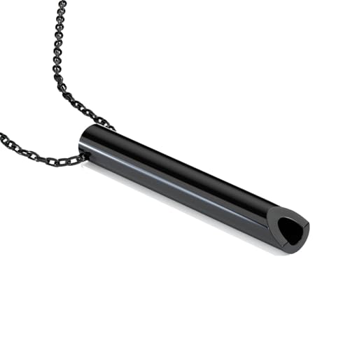 Hoki Halskette Cortisol Original, Hōki Atemtool, Hōki Panik-Stopper, Hoki Pfeife Vagusnerv, Hoki Halskette Gegen Angst, Ruhe in 60 Sek, Sofortlinderung Bei Angst & Panik, Stressabbau Atemkette von Reiteag