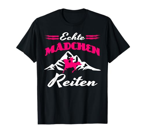 Echte Mädels Reiten Pferde Mädchen Reiterin Pferd T-Shirt T-Shirt Echte Mädels Reiten Pferde Mädchen Reiterin Pferd T-Shirt T-Shirt von Reiten Pferdezubehör Stall Sattel Springreiten Tee