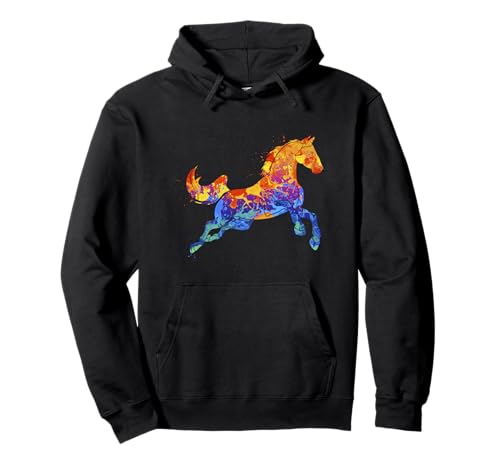 Süßes Pferde Mädchen Design Reiterin Horse Girl Grafik Pullover Hoodie von Reiter & Pferde Mädchen Geschenke