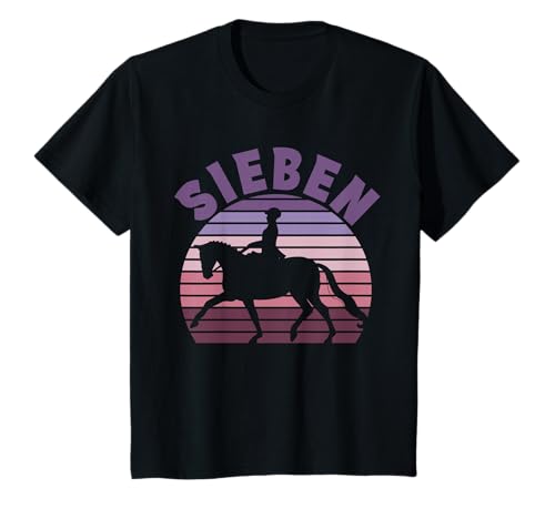 7. Geburtstag Mädchen Pferd 7 Jahre Pferde Geburtstags T-Shirt 7. Geburtstag Mädchen Pferd 7 Jahre Pferde Geburtstags T-Shirt von Reiterin Geburtstag Kindergeburtstag Geschenk