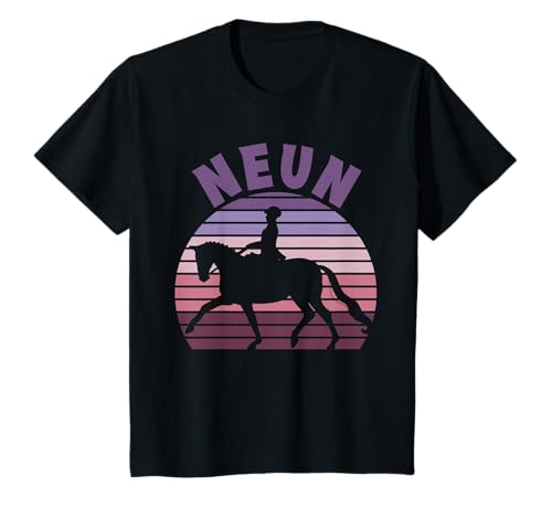 9. Geburtstag Mädchen Pferd 9 Jahre Pferde Geburtstags T-Shirt 9. Geburtstag Mädchen Pferd 9 Jahre Pferde Geburtstags T-Shirt von Reiterin Geburtstag Kindergeburtstag Geschenk