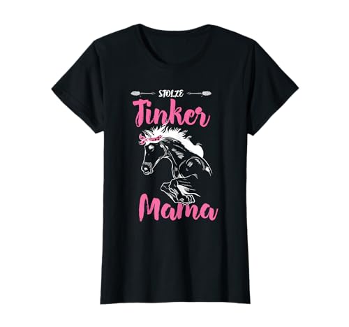 Tinker Pony Damen Pferd Spruch Motiv T-Shirt von Reiterin Reitsport Springreiten Dressurreiten