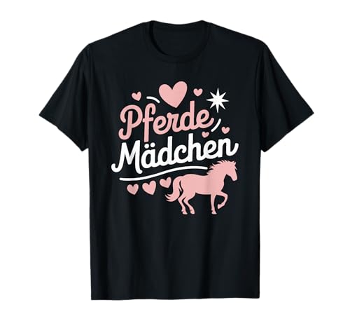 Pferde Mädchen Reiten Reiterin und Reitsport Pferdeliebhaber T-Shirt von Reitersachen zum Reiten & Pferdeliebhaber Zubehör