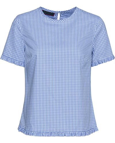 Reitmayer Halbarm-Vichykarobluse Hellblau/Weiß 40 von Reitmayer