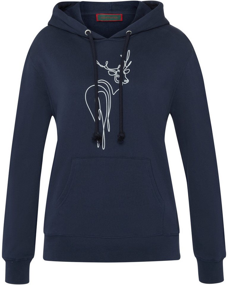 Reitmayer Hoodie Sweathoodie mit Hirschdruck von Reitmayer