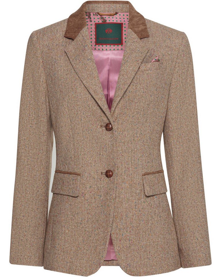 Reitmayer Jackenblazer Fischgrat-Blazer mit Cordkragen von Reitmayer
