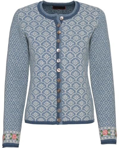 Reitmayer Jacquard-Strickjacke Hellblau 44 von Reitmayer