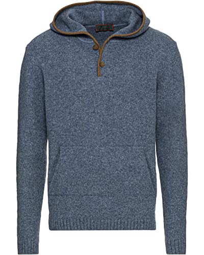 Reitmayer Kapuzenpullover mit Lodendetails Blau 54 von Reitmayer