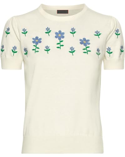 Reitmayer Kurzarm-Pullover Weiß 44 von Reitmayer