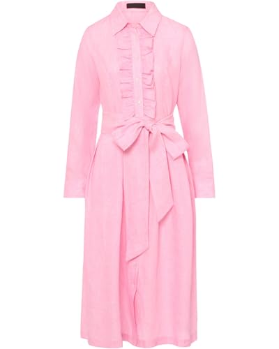 Reitmayer Leinenkleid mit Rüschenkante Rosa 36 von Reitmayer