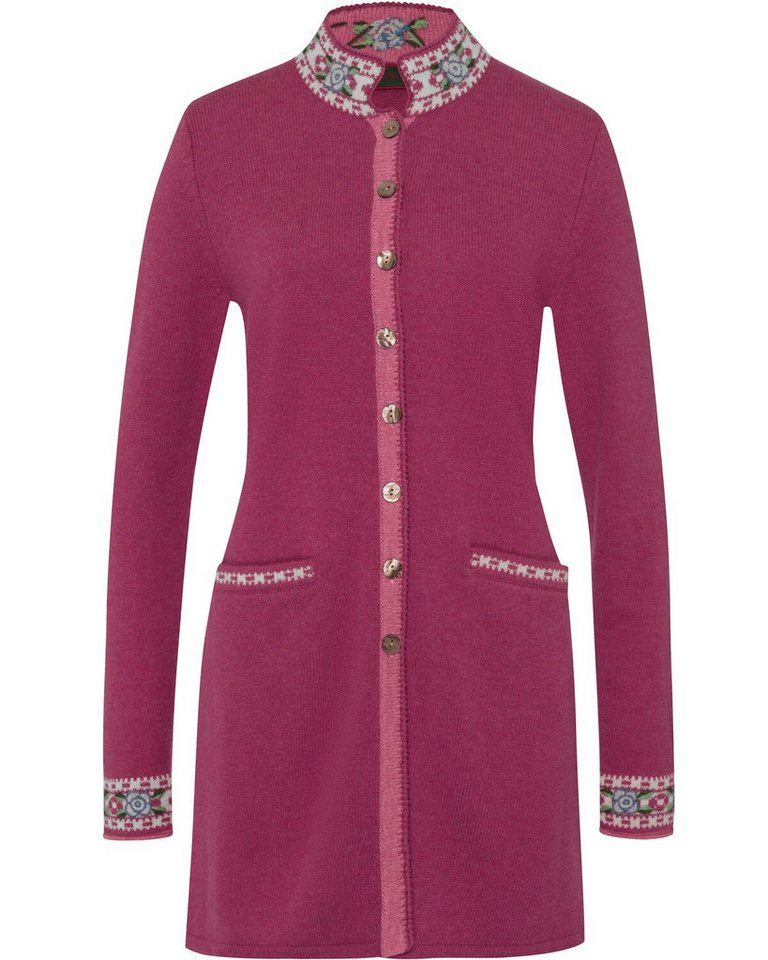Reitmayer Strickjacke Lange Strickjacke mit Jacquard-Muster Reitmayer Strickjacke Lange Strickjacke mit Jacquard-Muster von Reitmayer
