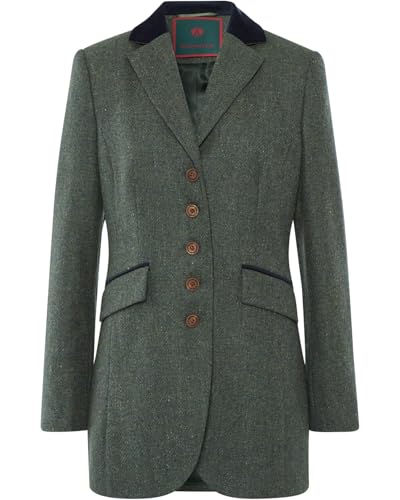 Reitmayer Tweed-Gehrock Grün/Blau 42 von Reitmayer