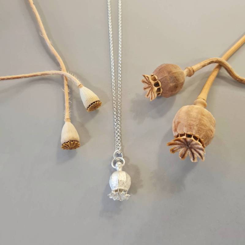 Anhänger Mohnkapsel Mohn Samenkapsel Silber 925Er Anhänger Mohnkapsel Mohn Samenkapsel Silber 925Er von ReizigNaturformen