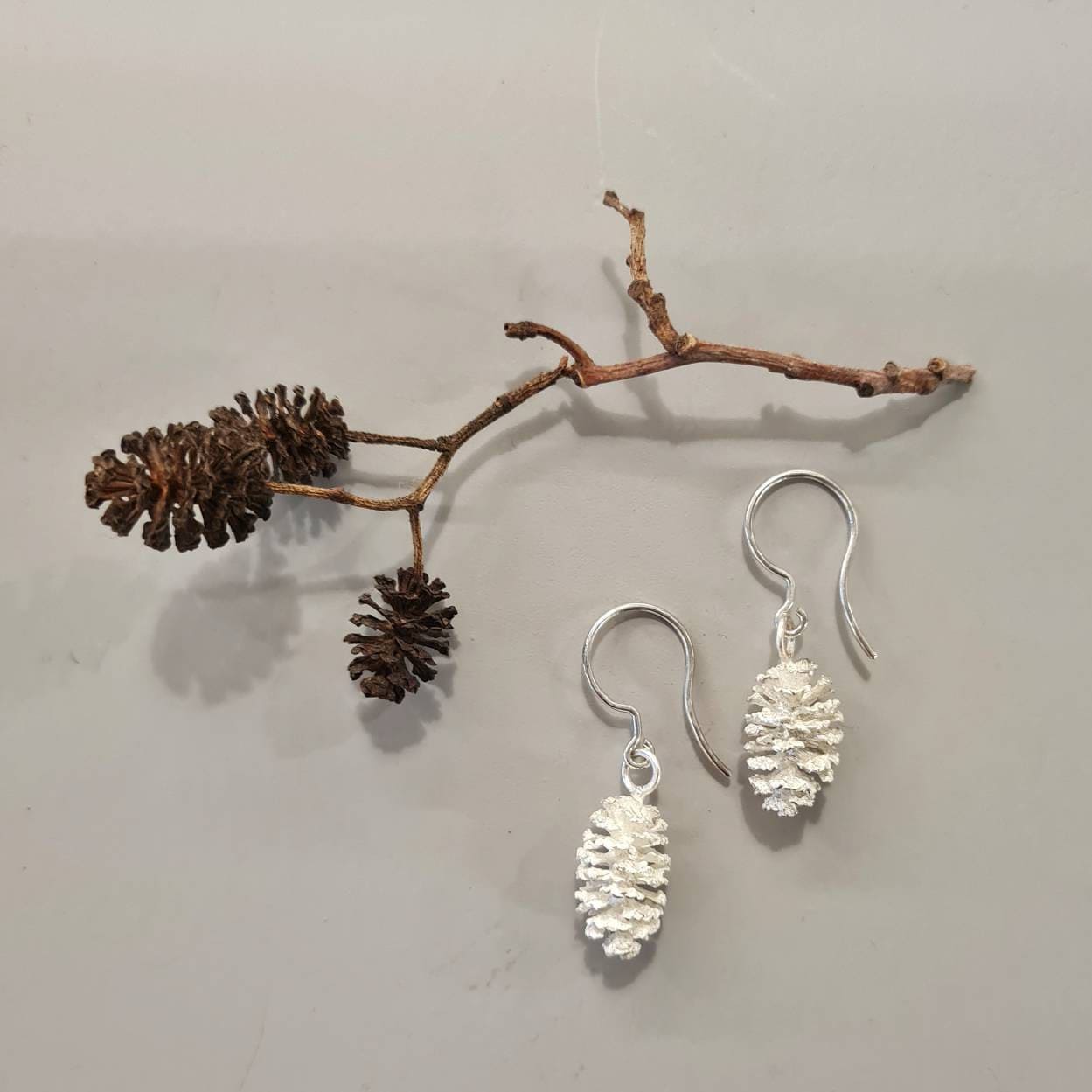 Ohrhänger Silber Naturschmuck Erle Ohrhänger Silber Naturschmuck Erle von ReizigNaturformen