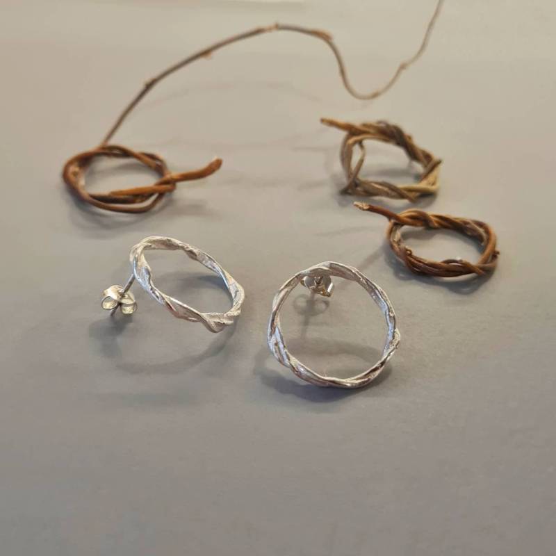 Ohstecker Natur Ast Birke Silber 925 Er Ohstecker Natur Ast Birke Silber 925 Er von ReizigNaturformen