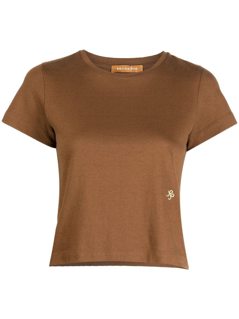 Rejina Pyo Cropped-T-Shirt - Braun von Rejina Pyo