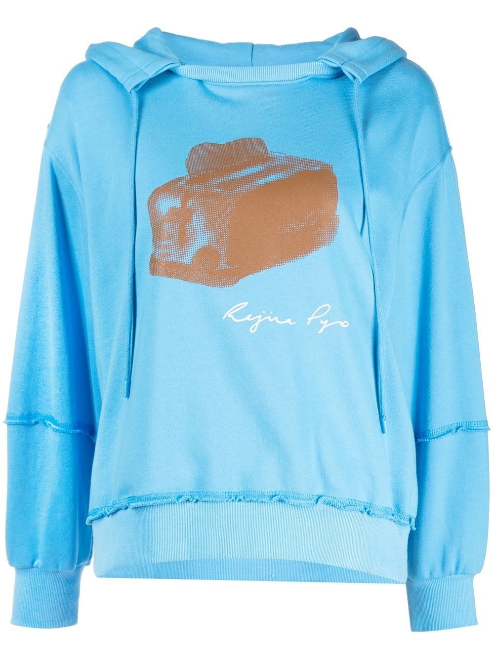 Rejina Pyo Hoodie mit grafischem Print - Blau von Rejina Pyo