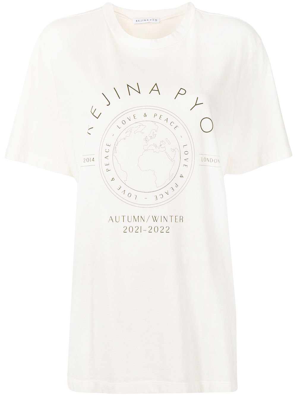 Rejina Pyo T-Shirt mit grafischem Print - Nude von Rejina Pyo