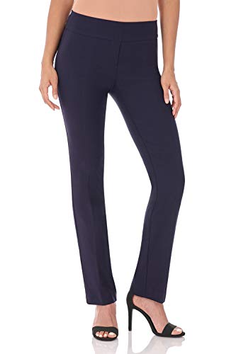 Rekucci Ease Into Comfort Damenhose mit geradem Bein und Baucheinsatz,46,Marine von Rekucci