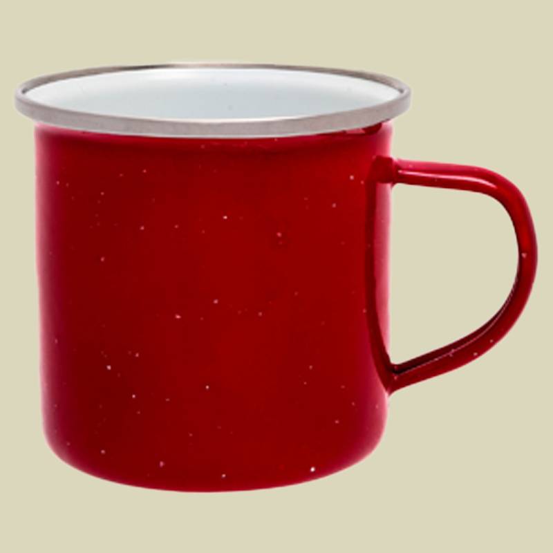 Emaille Tasse 360 ml rot von Origin Outdoors