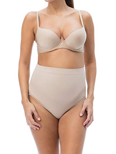 RelaxMaternity 5202 (Nude, XXL) Stützender Figurformender Postnatal-Slip - 4 Stützstäbe - geknöpft> von RelaxMaternity