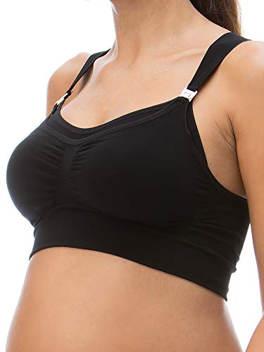 RelaxMaternity 5702 (Schwarz, XL) Still-BH - Körbchen Werden durch Haken geöffnet von RelaxMaternity