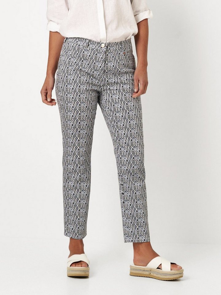 Relaxed by TONI 5-Pocket-Hose Meine beste Freundin mit grafischem Muster von Relaxed by TONI