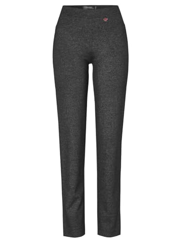 Relaxed by Toni Damen Jerseyhose »Alice« in Tweed-Optik 50K Dark Grey | 089 von Relaxed by Toni