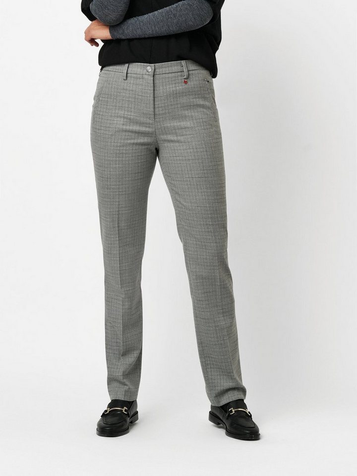 Relaxed by TONI Stretch-Hose Meine beste Freundin mit dezentem Karomuster von Relaxed by TONI