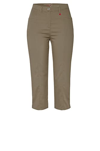 Relaxed by Toni Damen 3/4-Hose »Meine Beste Freundin« mit streckender Nahtführung 46 Khaki | 064 von Relaxed by Toni