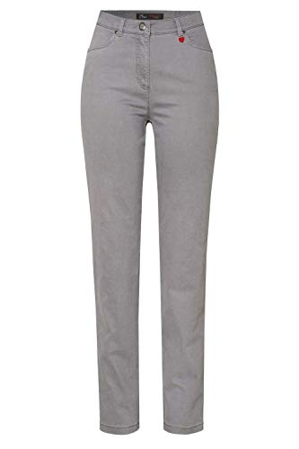 Relaxed by Toni Damen Bequeme Jeans »Belmonte« mit seitlichem Gummizug 40K grau von Relaxed by Toni