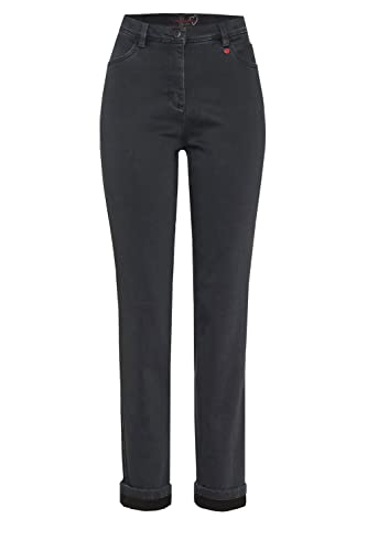 Relaxed by Toni Damen Thermojeans »Meine Beste Freundin« aus Thermodenim 40 Dark Grey | 088 von Relaxed by Toni