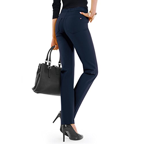 Relaxed by Toni Damen Stretch-Hose »Alice« aus weichem Jersey 40 Navy | 059 von Relaxed by Toni