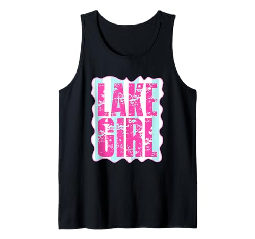 Lake Girl Vibrant Lustiges Statement am Wasser Tank Top Lake Girl Vibrant Lustiges Statement am Wasser Tank Top von Relaxing Waterside Adventure Style Fun
