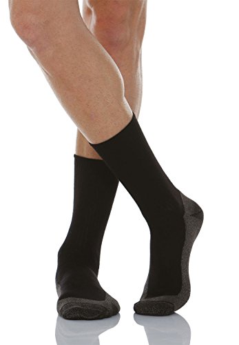 Relaxsan 550P (Schwarz, Gr.4) Massierende Socken Diabetes mit Silberfasern und Frotteesohle von Relaxsan