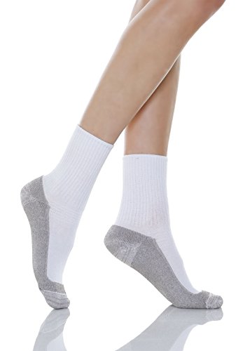 Relaxsan 550P (Weiß, Gr.6) Massierende Socken Diabetes mit Silberfasern und Frotteesohle von Relaxsan