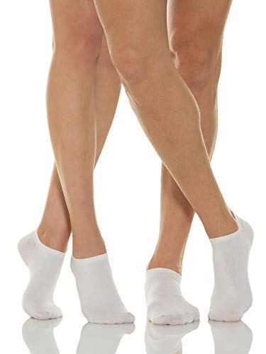 Relaxsan 560S (2 Paare - Weiß, Gr.6) Socken für Diabetiker Herren und Damen, Kurz, No Show Socken, Atmungsaktive, Baumwolle und Crabyon von Relaxsan