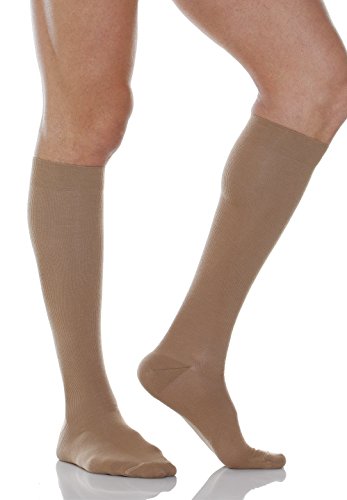 Relaxsan 820 (Beige 1-XS) Kompressionsstrümpfe 18-22 mmHg Herren und Damen, Abgestufte Kompression Socken von Relaxsan