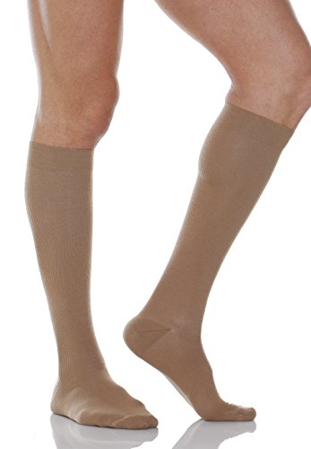 Relaxsan 820 (Beige 5-XL) Kompressionsstrümpfe 18-22 mmHg Herren und Damen, Abgestufte Kompression Socken von Relaxsan