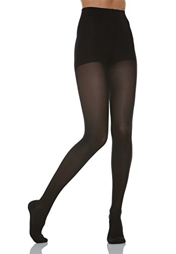 Relaxsan Basic 880P-new (Schwarz 2/M) Kompressionsstrümpfe Damen 22-27 mmHg, Kompressionshose 140 Den PLUS von Relaxsan